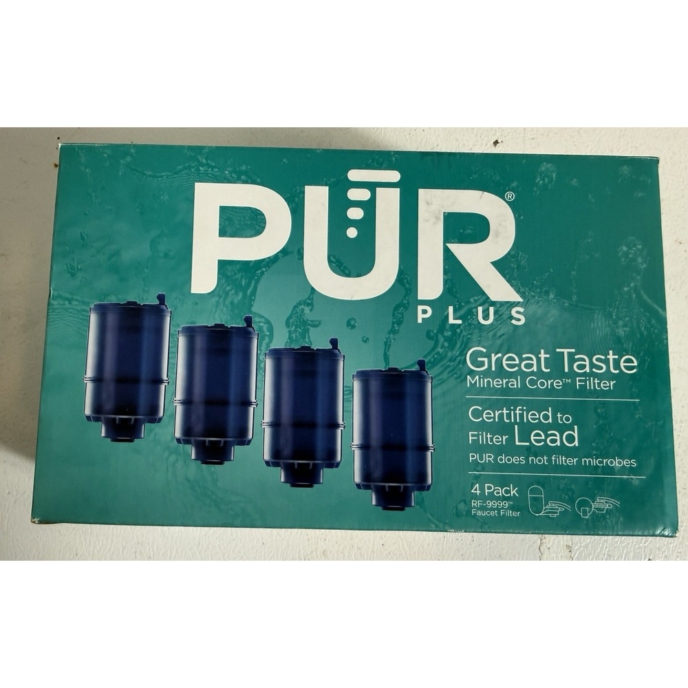 NEW PUR Plus RF-9999 Mineral Core Replacement Faucet Filter 3 Pack Open Box